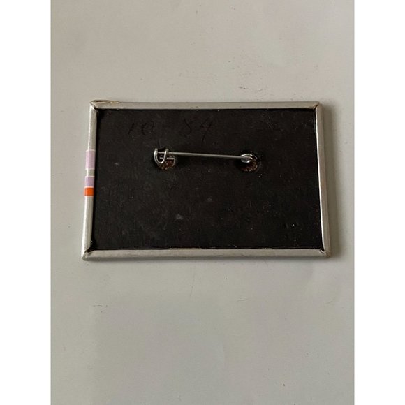 Vintage 1980's Federal Express Zap Mail Promo Pinback button pin - Picture 3 of 3